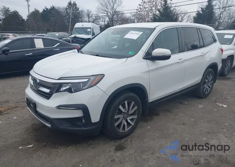 2021 Honda Pilot 2Wd Ex из США, поврежденный, VIN 5FNYF5H37MB029290